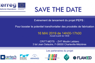IMT Lille Douai et ARMINES partenaires de l'événement de lancement du projet Interreg PEPS sur la fabrication additive